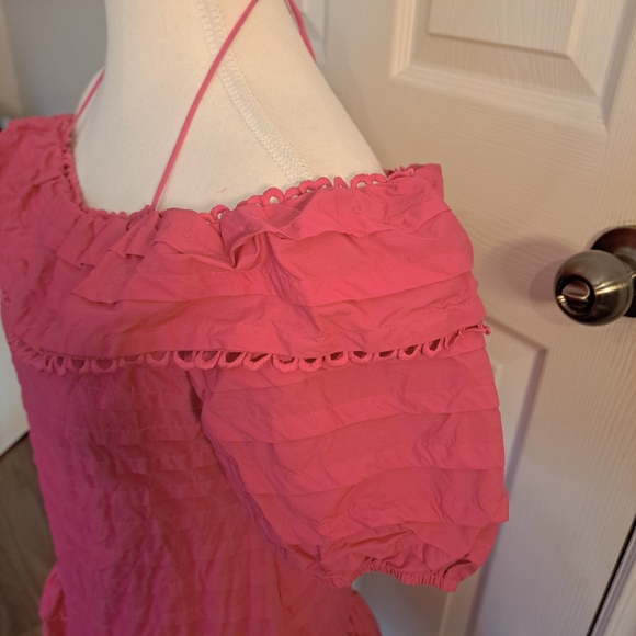 L'atiste Ruffled Drop Waist Mini Dress - Picture 2 of 6